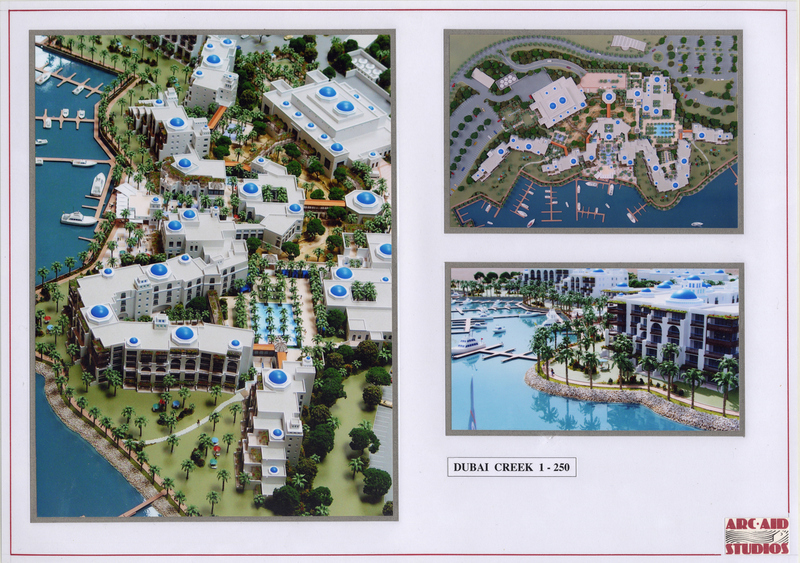 Dubai-Creek-model-building